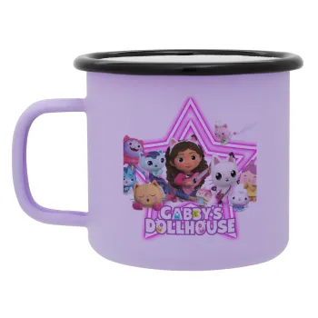 Gabby Dollhouse (ΤΟ ΚΟΥΚΛΟΣΠΙΤΟ ΤΗΣ ΓΚΑΜΠΙ), Κούπα Μεταλλική εμαγιέ ΜΑΤ Light Pastel Purple 360ml