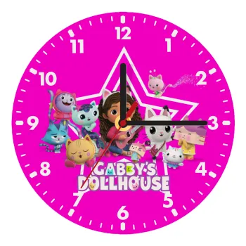 Gabby Dollhouse, Wooden wall clock (20cm)