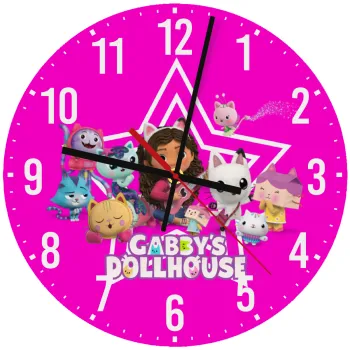 Gabby Dollhouse, Ρολόι τοίχου ξύλινο (30cm)