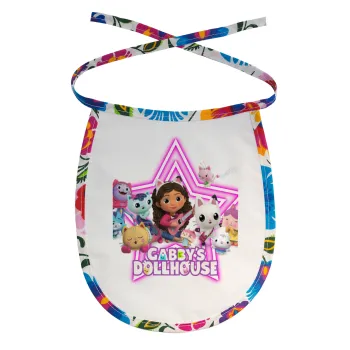 Gabby Dollhouse (ΤΟ ΚΟΥΚΛΟΣΠΙΤΟ ΤΗΣ ΓΚΑΜΠΙ), Σαλιάρα μωρού αλέκιαστη με κορδόνι Χρωματιστή