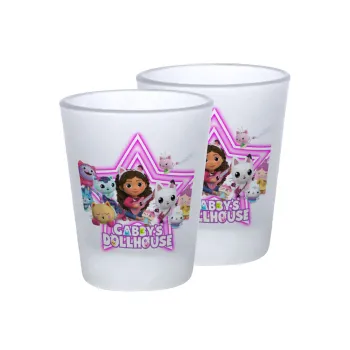 Gabby Dollhouse, Σφηνοπότηρα γυάλινα 45ml του πάγου (2 τεμάχια)