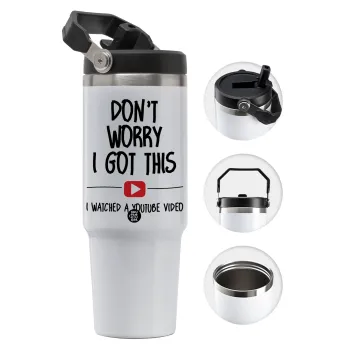 don't worry i got this, i watched a youtube video, 30oz stainless Steel Tumbler with Handle