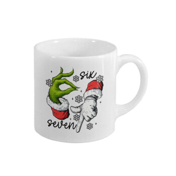Christmas Meme SIX SEVEN (67), Κουπάκι κεραμικό, για espresso 150ml