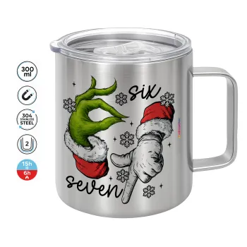 Christmas Meme SIX SEVEN (67), Mug Stainless steel double wall 300ml