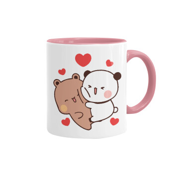 Bubu & Dudu, Κούπα χρωματιστή ροζ, κεραμική, 330ml