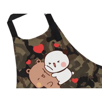 Bubu & Dudu, Ποδιά Σεφ με τσέπες, Βαμβακερή, Camouflage (ΕΝΗΛΙΚΩΝ, 100% COTTON)