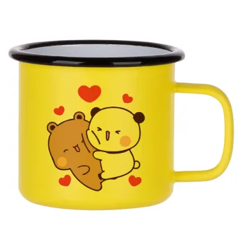 Bubu & Dudu, Κούπα Μεταλλική εμαγιέ ΜΑΤ Κίτρινη 360ml