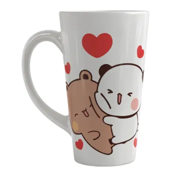 Bubu & Dudu, Κούπα κωνική Latte Μεγάλη, κεραμική, 450ml