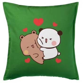 Bubu & Dudu, Sofa cushion Green 50x50cm includes filling