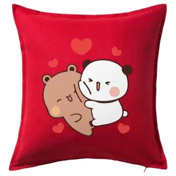 Bubu & Dudu, Sofa cushion RED 50x50cm includes filling