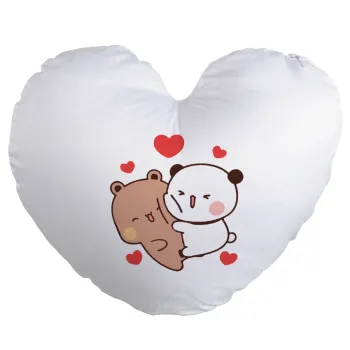Bubu & Dudu, Μαξιλάρι καναπέ καρδιά 40x40cm περιέχεται το  γέμισμα