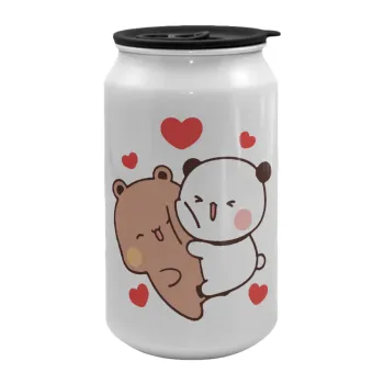 Bubu & Dudu, Κούπα ταξιδιού μεταλλική με καπάκι (tin-can) 500ml