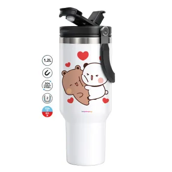 Bubu & Dudu, Mega Stainless steel Tumbler with lid, double wall 1,2L