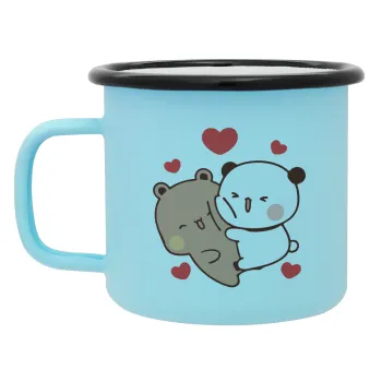 Bubu & Dudu, Κούπα Μεταλλική εμαγιέ ΜΑΤ σιέλ 360ml