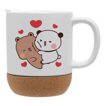 Bubu & Dudu, Κούπα, κεραμική με βάση φελού και καπάκι (ΜΑΤ), 330ml