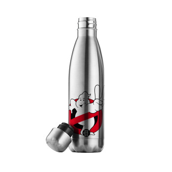 Ghostbusters, Μεταλλικό παγούρι θερμός Inox (Stainless steel), διπλού τοιχώματος, 500ml