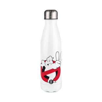 Ghostbusters, Metal mug thermos White (Stainless steel), double wall, 500ml