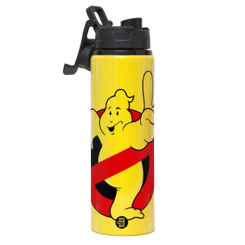 Ghostbusters, Μεταλλικό παγούρι νερού με καπάκι ασφαλείας, αλουμινίου 850ml
