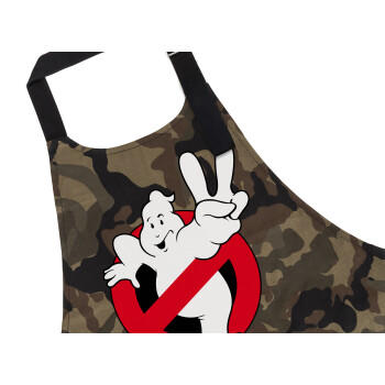 Ghostbusters, Ποδιά Σεφ με τσέπες, Βαμβακερή, Camouflage (ΕΝΗΛΙΚΩΝ, 100% COTTON)