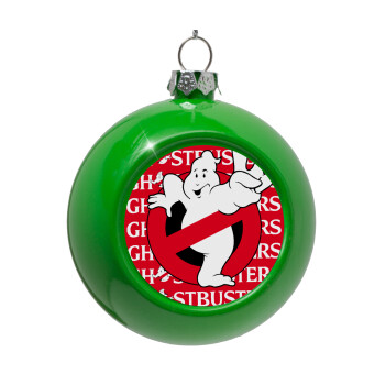 Ghostbusters, Στολίδι Χριστουγεννιάτικη μπάλα δένδρου Πράσινο 8cm