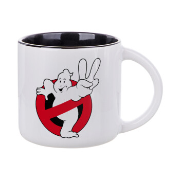 Ghostbusters, Κούπα κεραμική 400ml Λευκή/Μαύρη