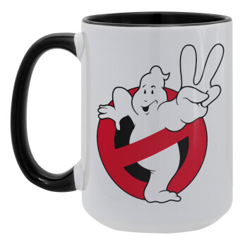 Ghostbusters, Κούπα Mega 15oz, κεραμική Μαύρη, 450ml