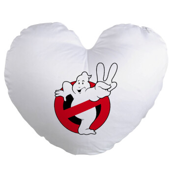 Ghostbusters, Μαξιλάρι καναπέ καρδιά 40x40cm περιέχεται το  γέμισμα