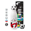 Soccer Metal mug thermos, double wall, 550ml