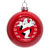 Red Christmas tree ornament bauble 8cm