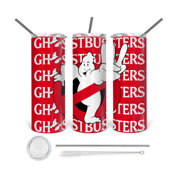 Ghostbusters, Tumbler stainless steel 600ml, with metal straw & cleaning brush