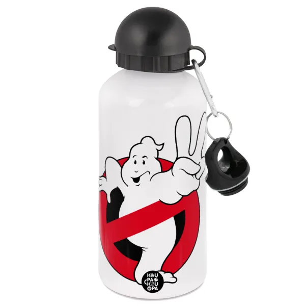 Ghostbusters — Μεταλλικό παγούρι νερού, Λευκό, αλουμινίου 500ml