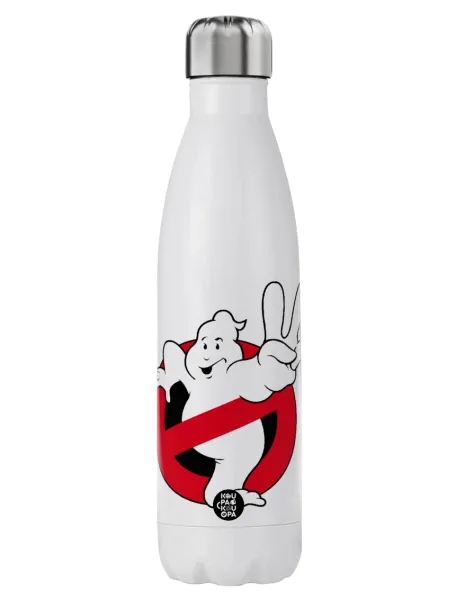 Ghostbusters — Μεταλλικό παγούρι θερμός (Stainless steel), διπλού τοιχώματος, 750ml