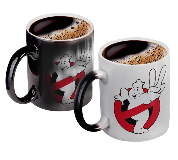 Ghostbusters — Color changing magic Mug, ceramic, 330ml when adding hot liquid inside, the black colour desappears (1 pcs)