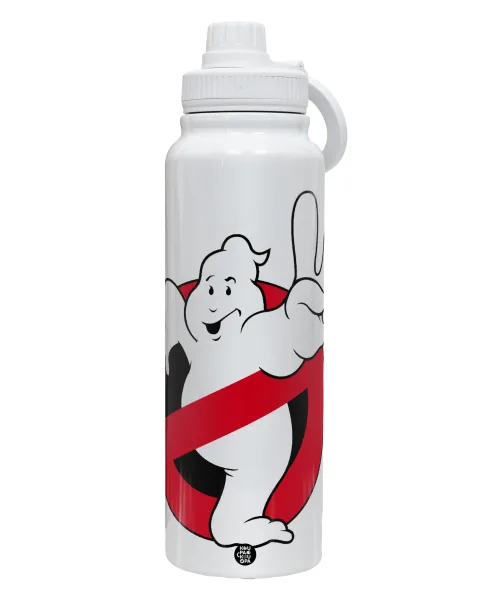 Ghostbusters — 1L Stainless Steel Thermal Bottle with Phone Holder & Double Wall Insulation