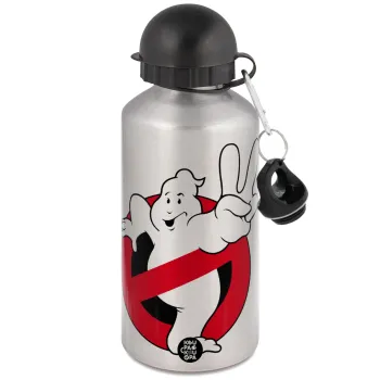 Ghostbusters, Μεταλλικό παγούρι νερού, Ασημένιο, αλουμινίου 500ml