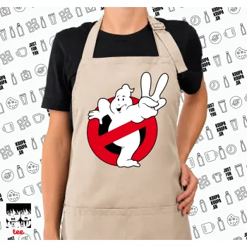 Ghostbusters, Ποδιά μακριά Σεφ ολόσωμη με τσέπες SAND (ΕΝΗΛΙΚΩΝ)