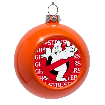 Ghostbusters, Στολίδι Χριστουγεννιάτικη μπάλα δένδρου Πορτοκαλί 8cm