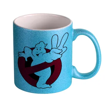 Ghostbusters, Κούπα Σιέλ Glitter που γυαλίζει, κεραμική, 330ml