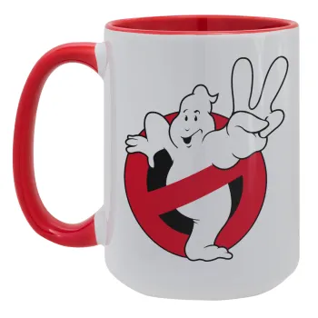 Ghostbusters, Κούπα Mega 15oz, κεραμική Κόκκινη, 450ml