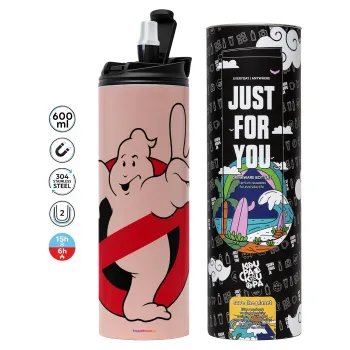 Ghostbusters, Tumbler stainless steel PINK 600ml