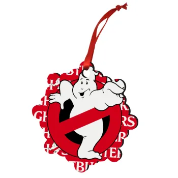 Ghostbusters, Christmas ornament snowflake wooden 7.5cm