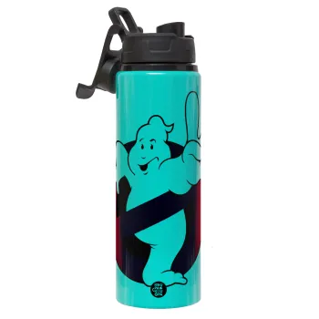 Ghostbusters, Metallic water bottle with safety lid, 850ml aluminum