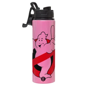 Ghostbusters, Metallic water bottle with safety lid, 850ml aluminum