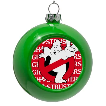 Ghostbusters, Στολίδι Χριστουγεννιάτικη μπάλα δένδρου Πράσινο 8cm