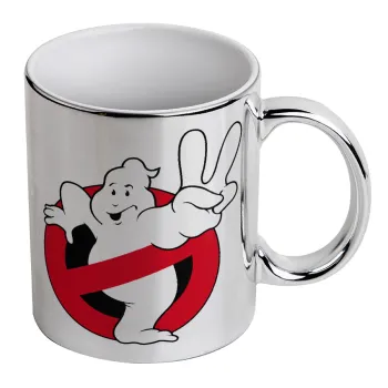 Ghostbusters, Κούπα κεραμική, ασημένια καθρέπτης, 330ml