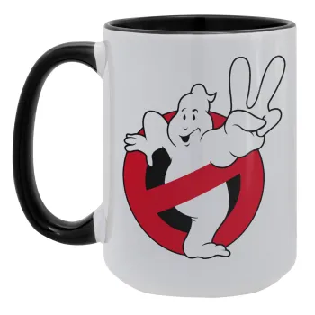Ghostbusters, Κούπα Mega 15oz, κεραμική Μαύρη, 450ml