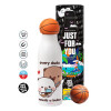Bascetball Metal mug thermos, double wall, 550ml