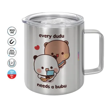 Every Dudu needs a bubu, Κούπα Ανοξείδωτη διπλού τοιχώματος 300ml