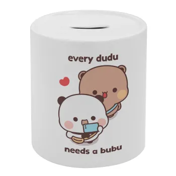 Every Dudu needs a bubu, Κουμπαράς πορσελάνης με τάπα