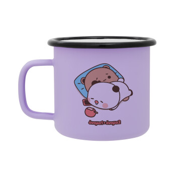 bubu + dudu, Κούπα Μεταλλική εμαγιέ ΜΑΤ Light Pastel Purple 360ml